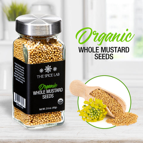 Organic Whole Mustard Seeds