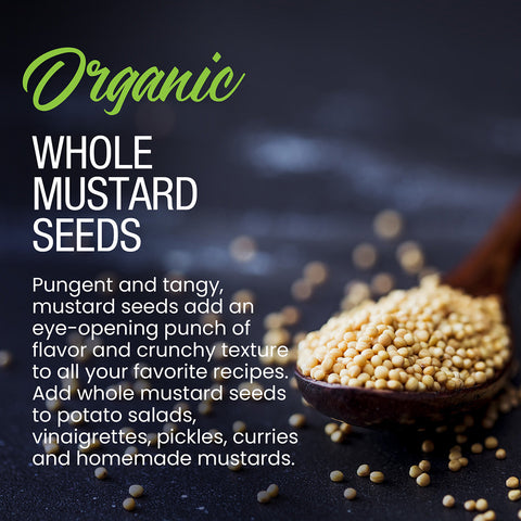 Organic Whole Mustard Seeds