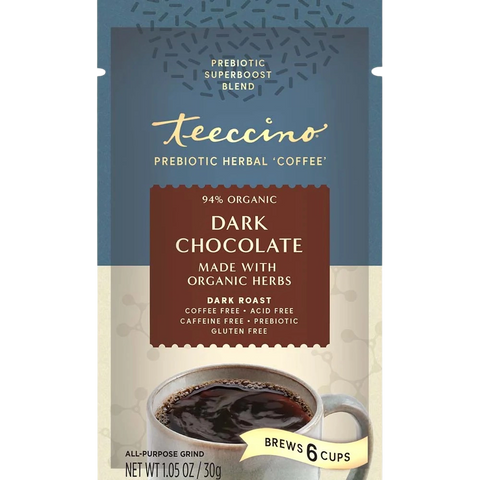 Dark Chocolate Prebiotic SuperBoost Herbal Coffee