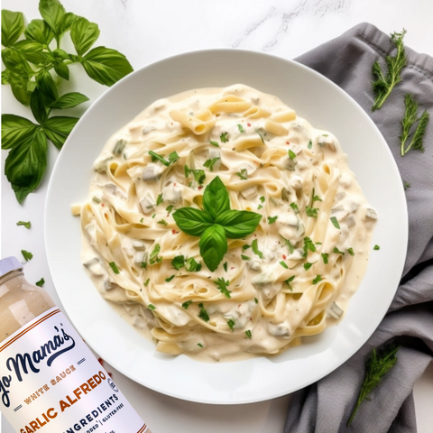 Roasted Garlic Alfredo Sauce