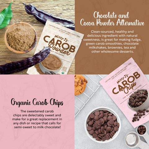 Missy J's Organic Carob Baking Essentials Sampler-3pk