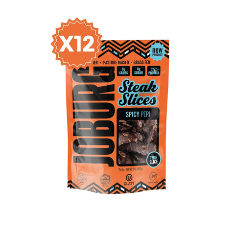 Spicy Peri Steak Slices - (12 Pack)