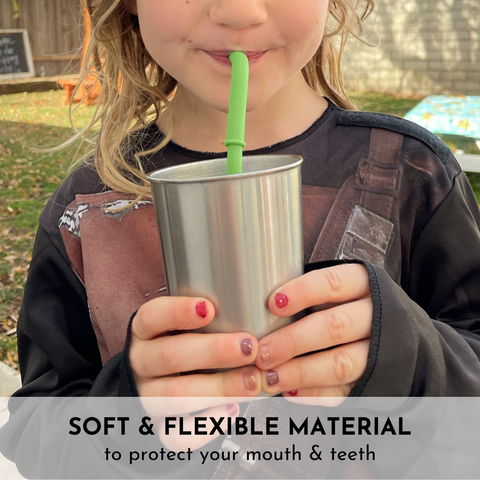 Build-A-Straw Reusable Silicone Straw with Travel Case