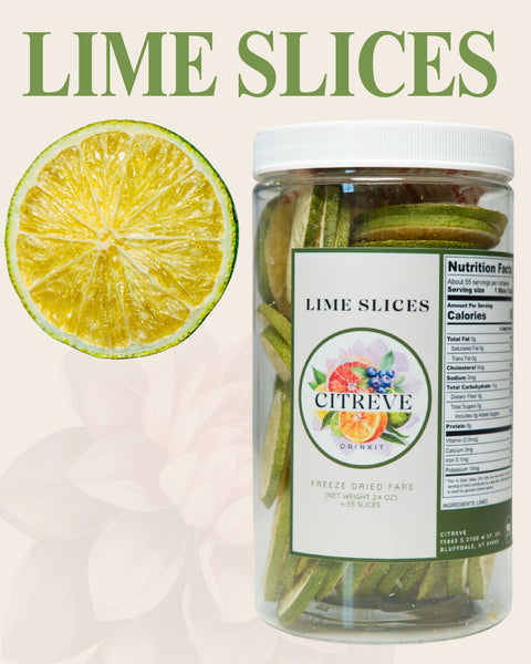 Freeze-Dried Lime Slices