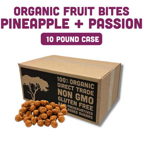 Organic Fruit Bites: Pineapple & Passionfruit