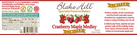 Cranberry Maple Medley Jam
