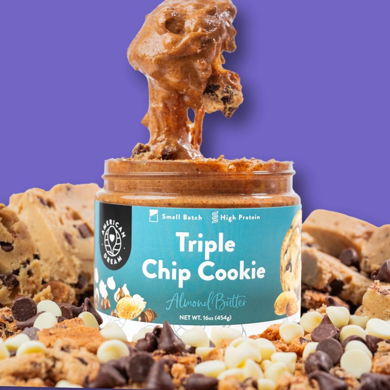 Triple Chip Cookie Almond Butter