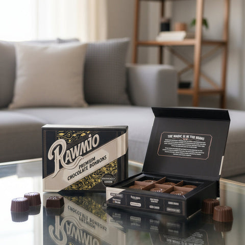 Rawmio Coconut Milk Chocolate Bonbons, 6ea