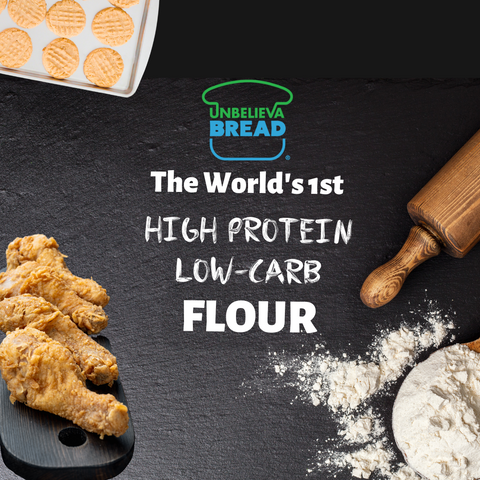 2 Bags UnbelievaFlour - High Protein, Low-Carb Flour (all-purpose flour replacer)