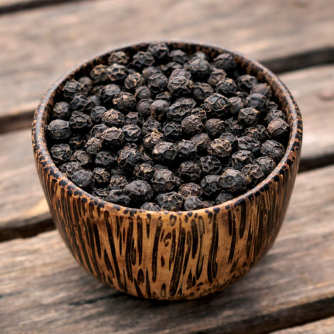 Special Extra Bold High Oil Indian Black Peppercorns