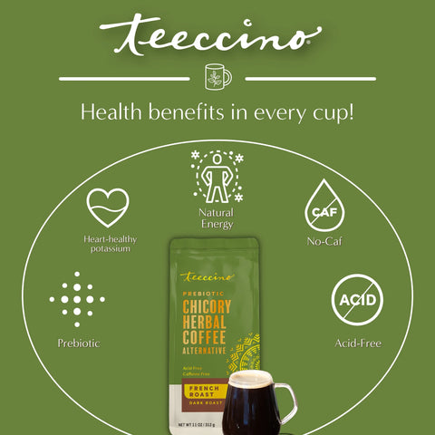 French Roast Chicory Herbal Coffee