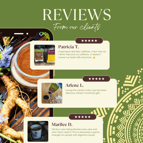 French Roast Chicory Herbal Coffee