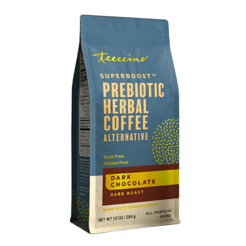 Dark Chocolate Prebiotic SuperBoost Herbal Coffee