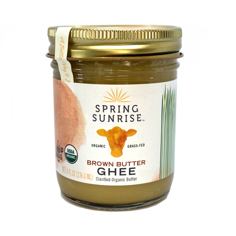 Brown Butter Organic Grass Fed Ghee