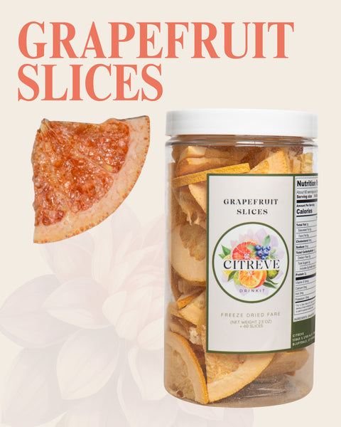 Freeze-Dried Grapefruit Slice