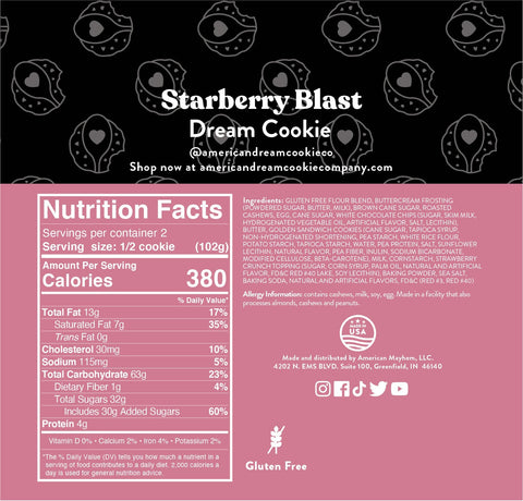 Starberry Blast Cookie