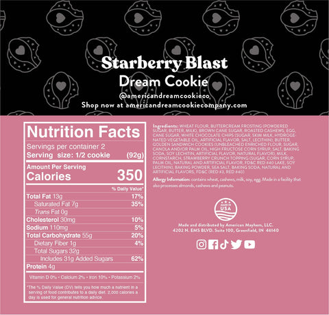 Starberry Blast Cookie