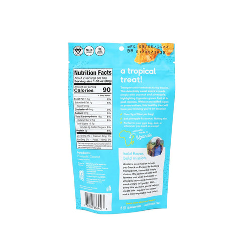 Piña Colada Dried Pineapple - 6 Pack