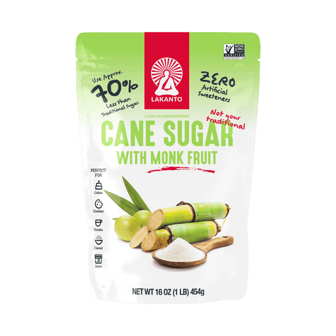 Cane Sugar with Monk Fruit