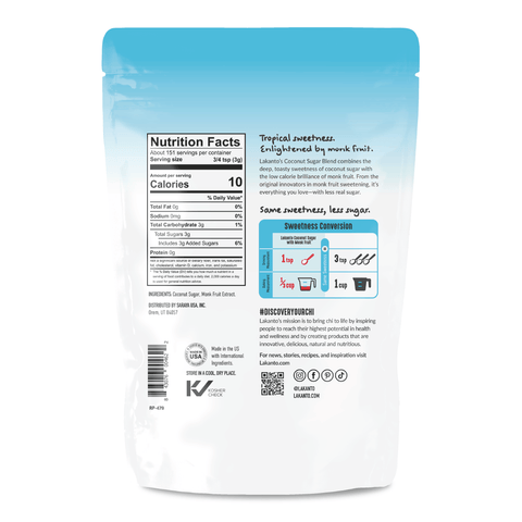 Lakanto Coconut Sugar with Monkfruit 16oz