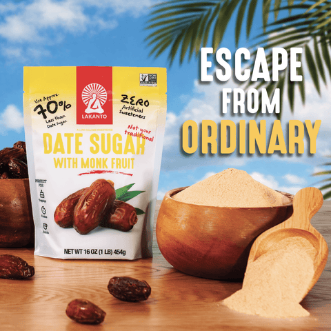 Date Sugar with Monk Fruit 16oz