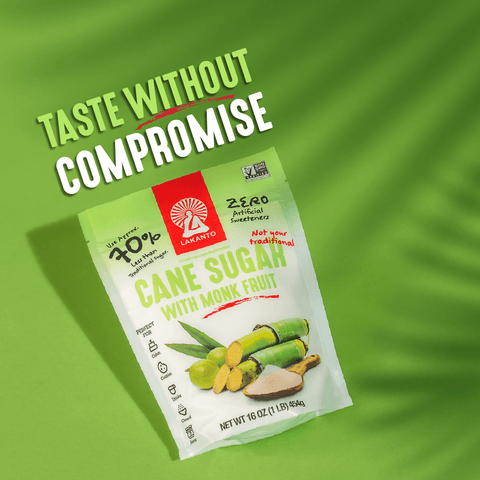 Cane Sugar with Monk Fruit 16oz