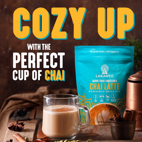 Monk Fruit Sweetened Chai Latte Drink Mix