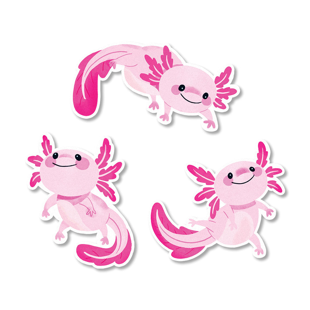 Axolotl Edible Cupcake Toppers