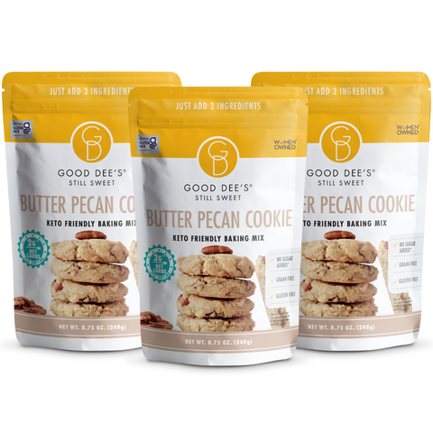 Butter Pecan Keto Cookie Mix - Gluten Free and No Added Sugar