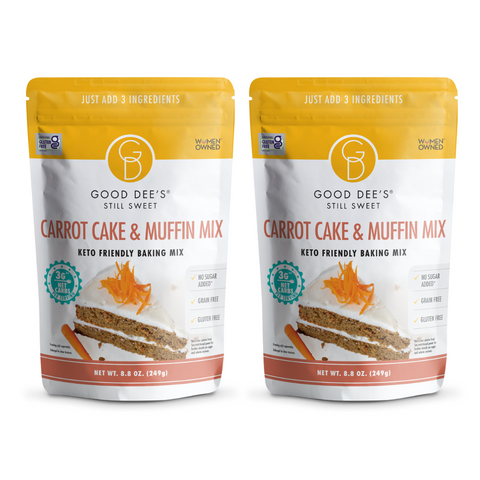 Back in stock! Carrot Keto Muffin & Cake Mix- Gluten Free and No Added Sugar