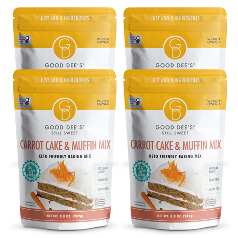 Back in stock! Carrot Keto Muffin & Cake Mix- Gluten Free and No Added Sugar