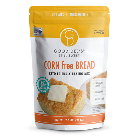 BACK IN STOCK! Corn (free) Keto Bread Mix - Gluten Free and No Added Sugar