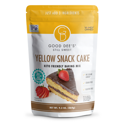 Back In stock! Yellow Snack Keto Cake Mix - Gluten Free and No Added Sugar