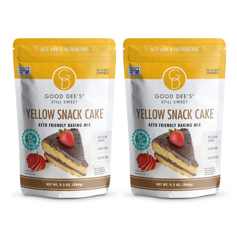 Back In stock! Yellow Snack Keto Cake Mix - Gluten Free and No Added Sugar