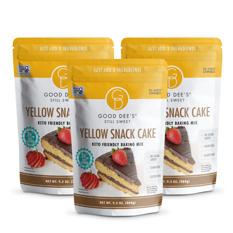 Back In stock! Yellow Snack Keto Cake Mix - Gluten Free and No Added Sugar