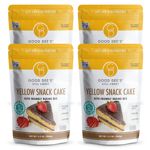 Back In stock! Yellow Snack Keto Cake Mix - Gluten Free and No Added Sugar