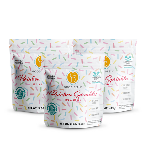 Back in stock! Keto Rainbow Sprinkles - Gluten Free and No Added Sugar