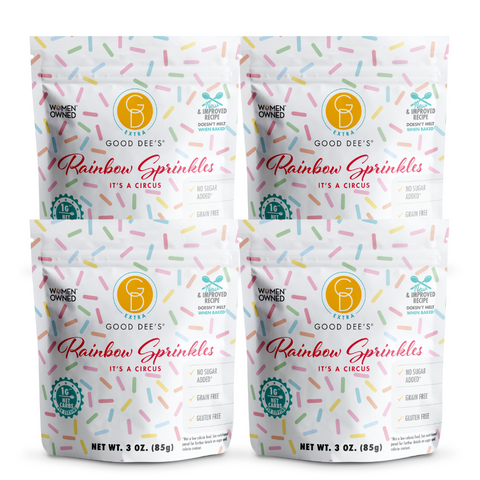 Back in stock! Keto Rainbow Sprinkles - Gluten Free and No Added Sugar