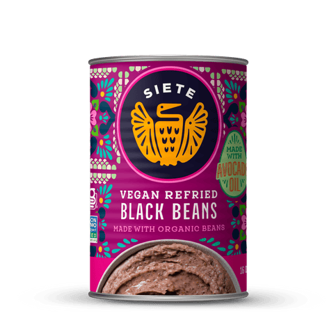 Vegan Refried Black Beans - 12 Cans