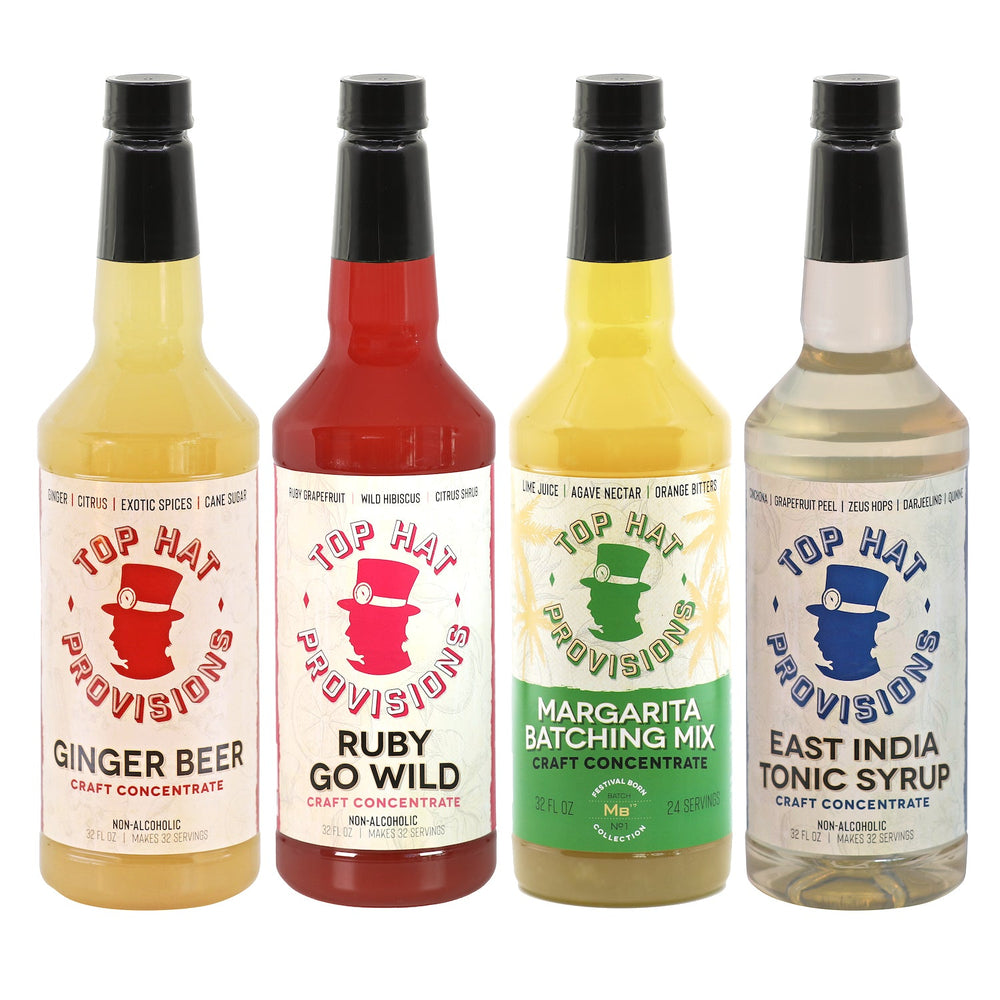 Top Hat Best-Sellers Mixology Combo Kit (4 pack of 32oz bottles)