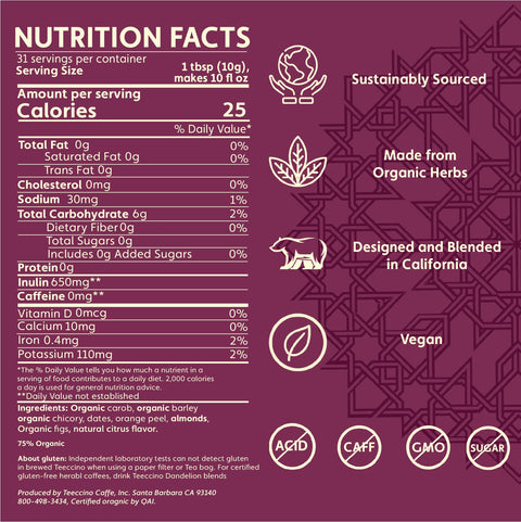 Blood Orange Chicory Herbal Coffee