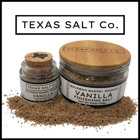 Bourbon Barrel Smoked Vanilla Finishing Salt