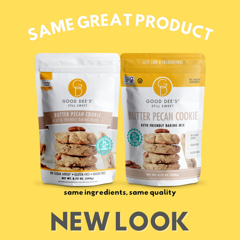 Butter Pecan Keto Cookie Mix - Gluten Free and No Added Sugar