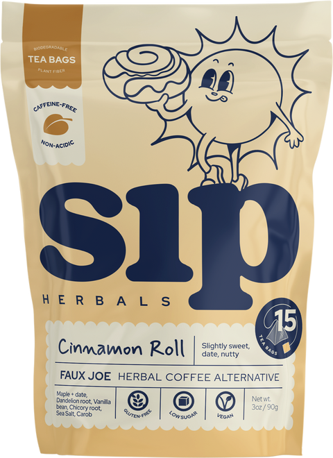 Cinnamon Roll Coffee Alternative Tea Bags (15 ct)