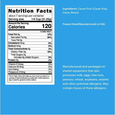 Freeze Dried Cacao Fruit