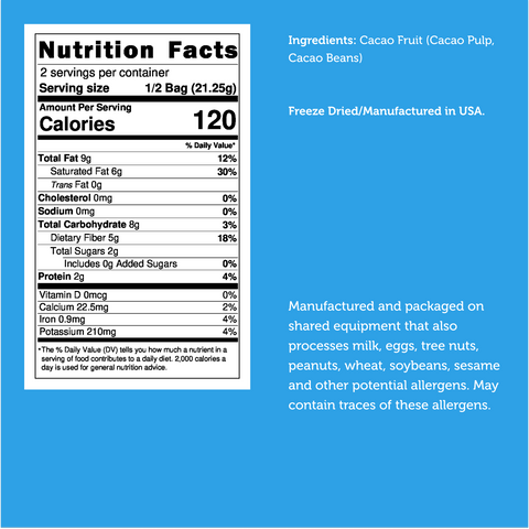 Freeze Dried Cacao Fruit