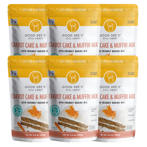 Back in stock! Carrot Keto Muffin & Cake Mix- Gluten Free and No Added Sugar