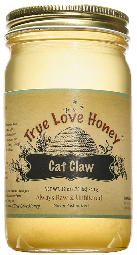 Raw Arizona Cat Claw Honey (8oz) with FREE SHIPPING in the USA