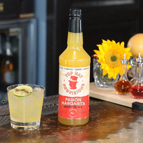 Top Hat Passion Fruit Margarita Mix (Made with real passion fruit & agave nectar)