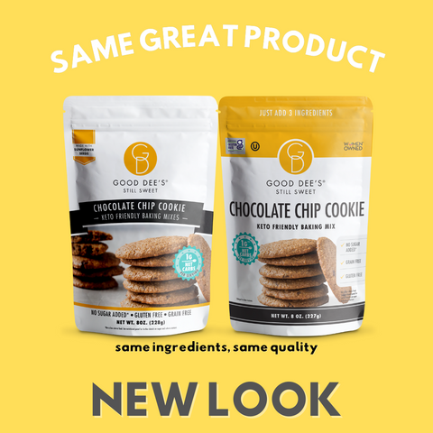 Chocolate Chip Keto Cookie Mix - Gluten Free and No Added Sugar